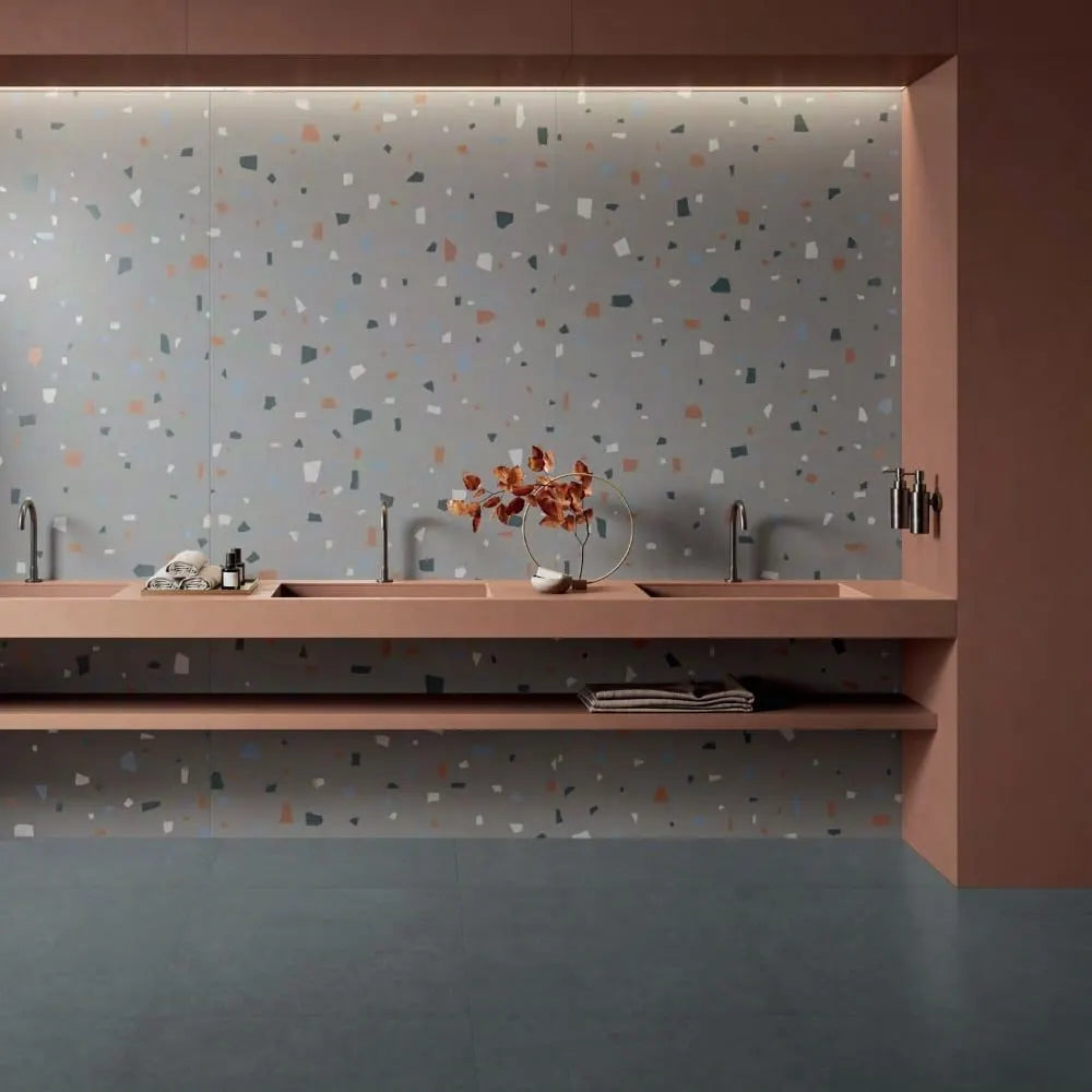 Italgraniti Nuances Nero StrideUp betono imitacijos plytelė